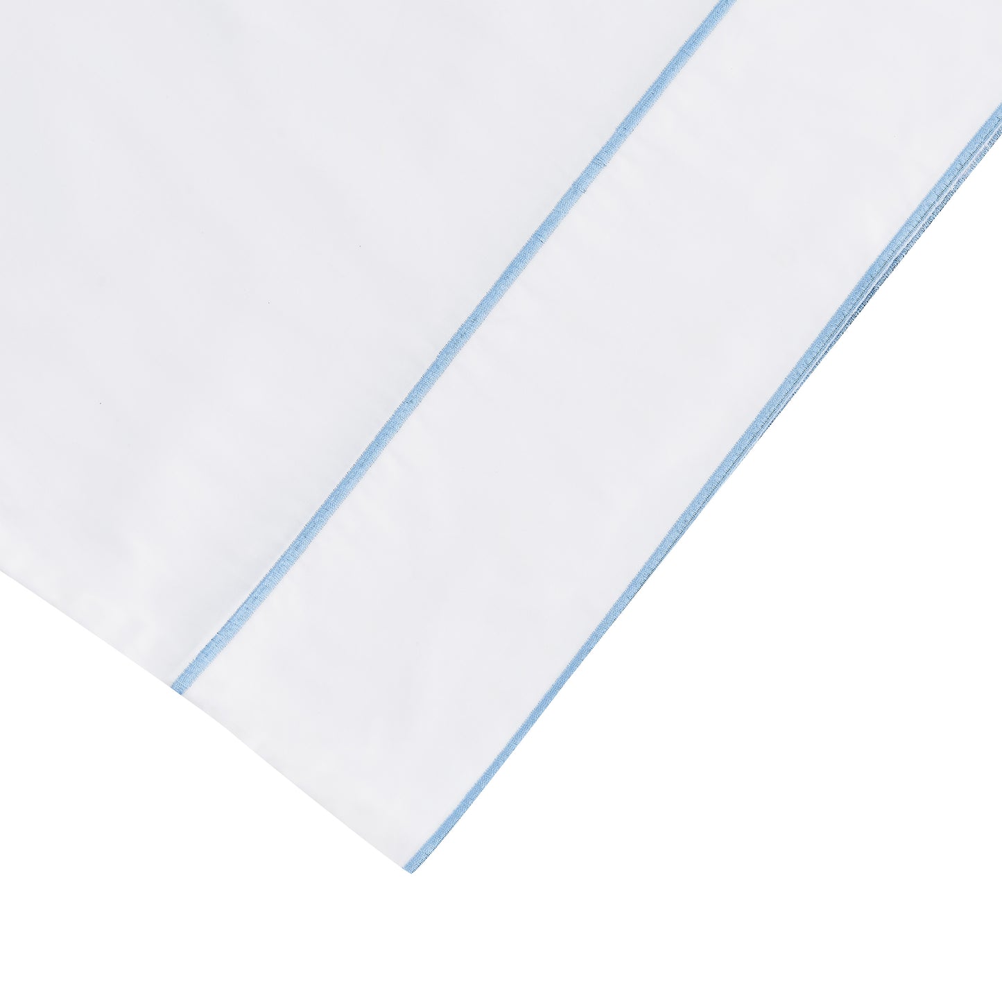 600 Thread Count Framed Sateen Embroidered Cotton Pillowcase Pair