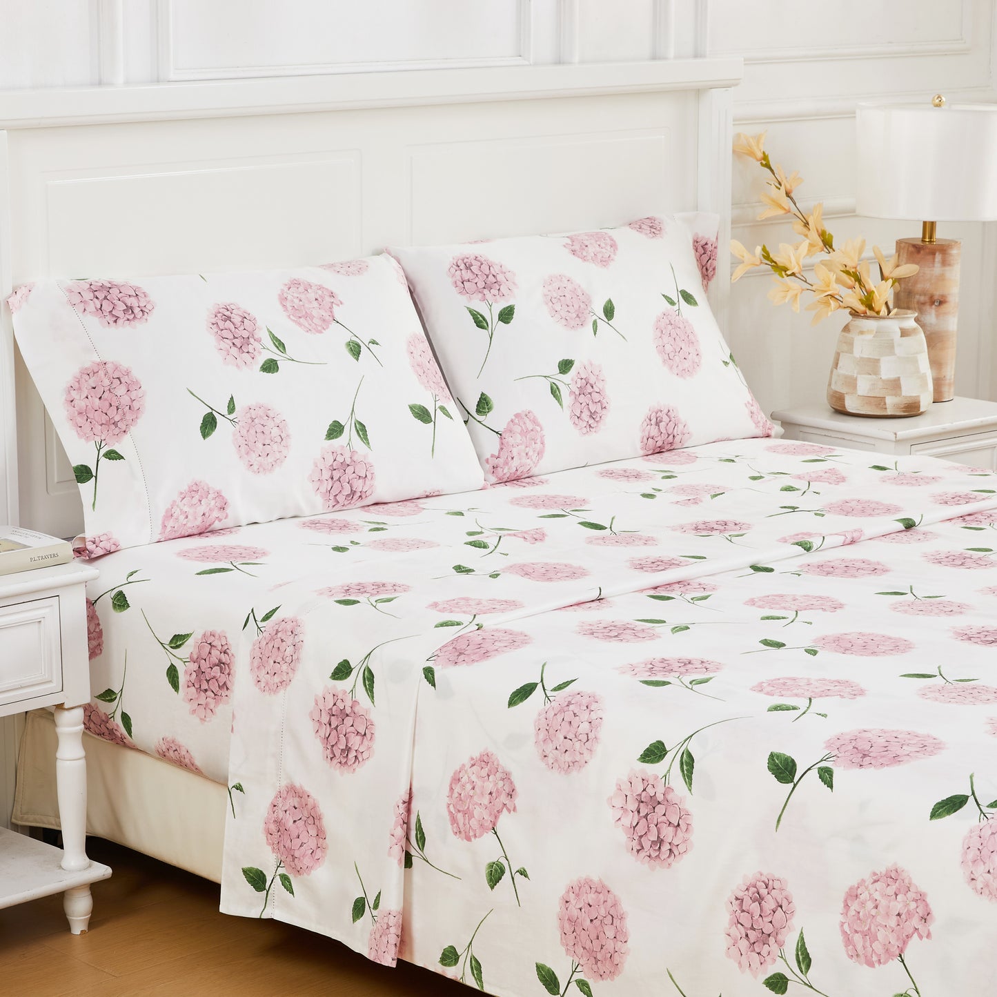 Hydrangea Printed Sheet Set