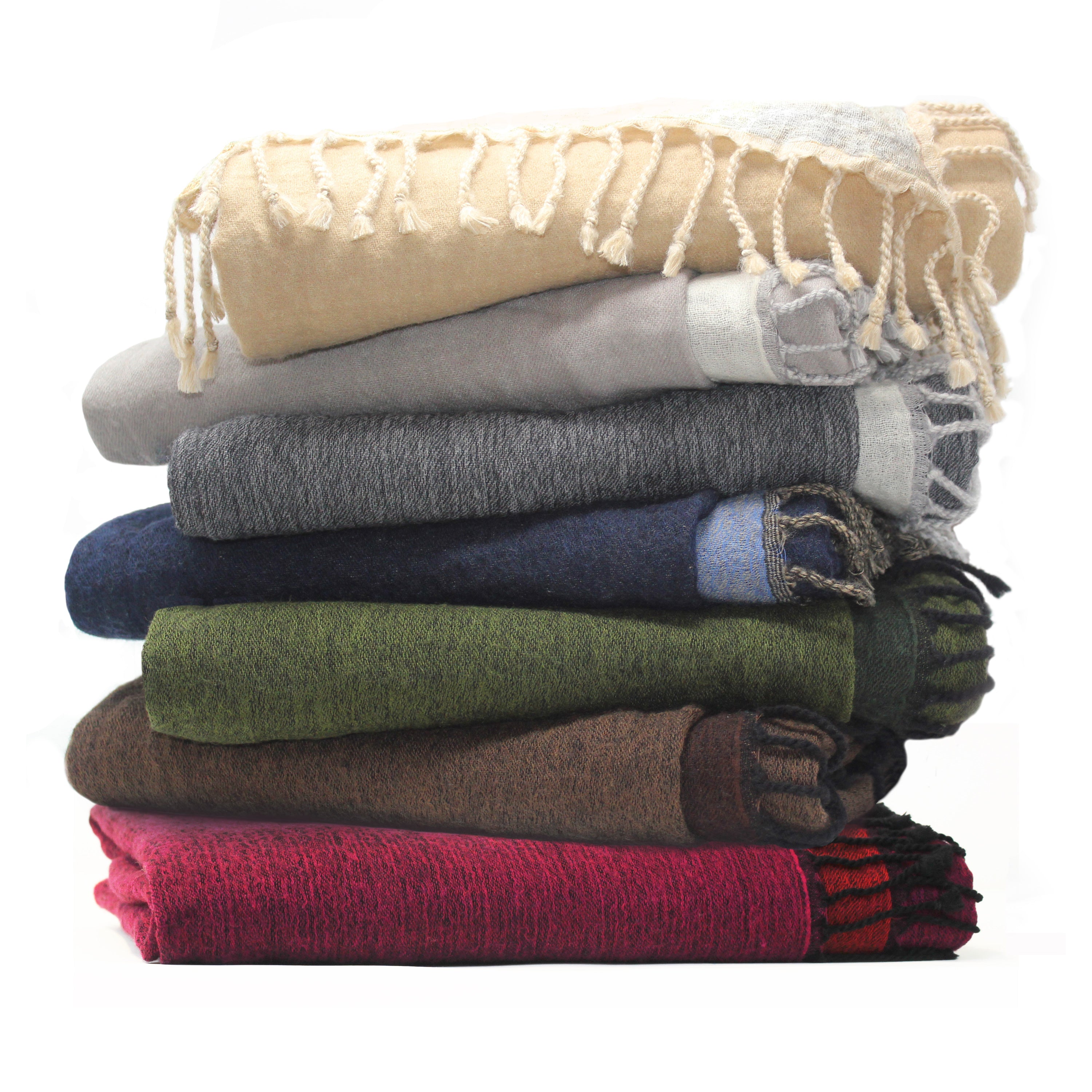 Reversible 100% Merino Wool Throw – Mélange Home