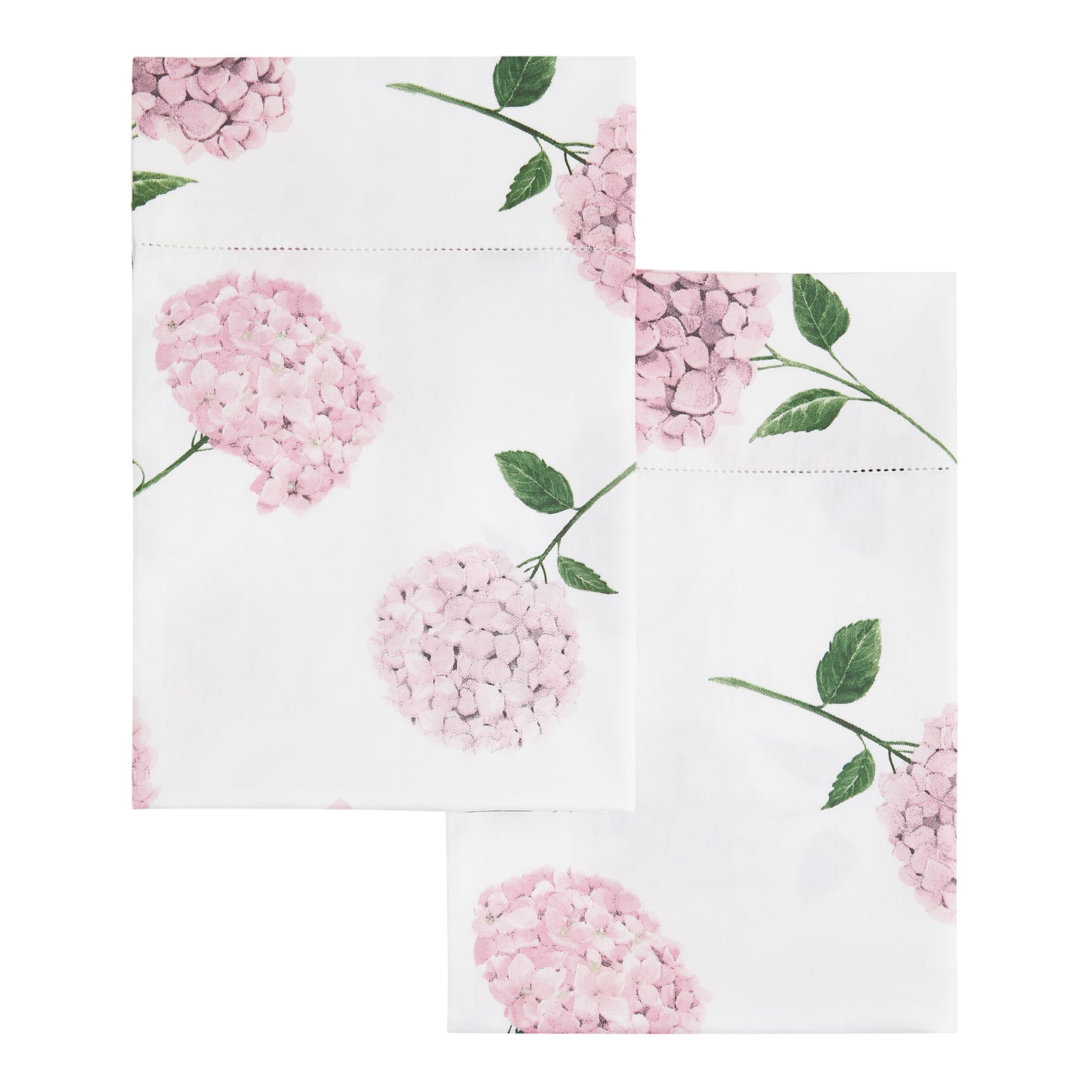 Hydrangea Printed Pillowcase Pair