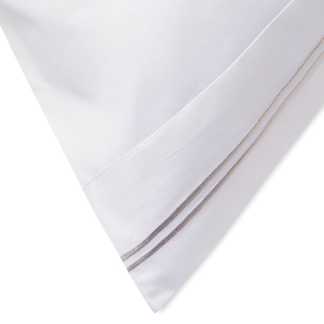 600 Thread Count Double Stripe Embroidered Pillowcases