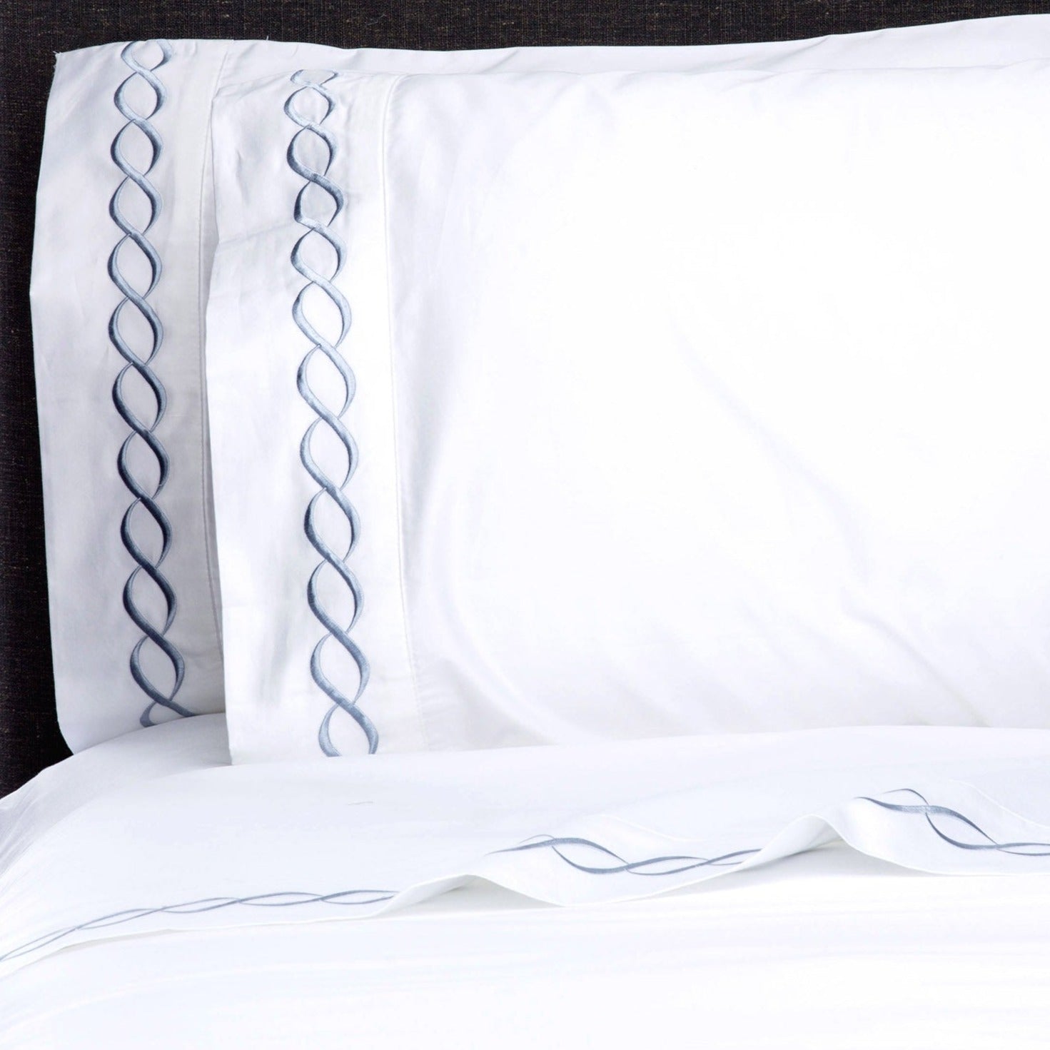 600 Thread Count Rope Embroidered Sheet Set – Mélange Home