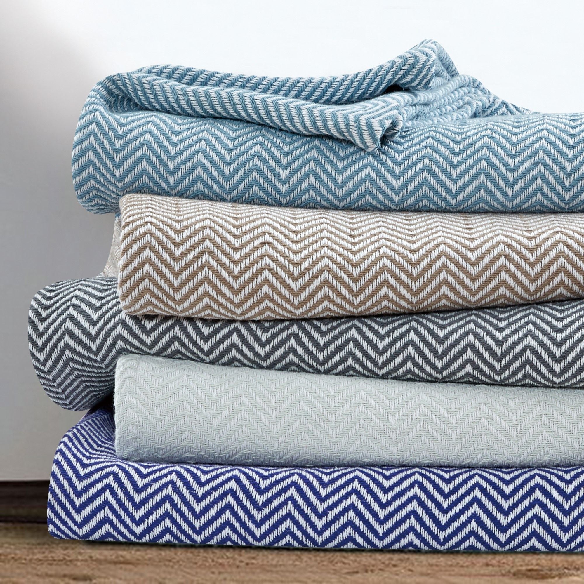 Herringbone blanket king sale