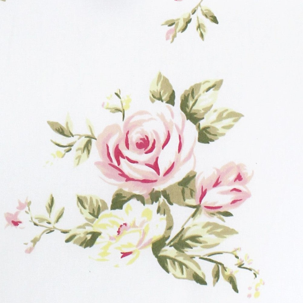 Thread Count Rose Pn 400 Thread Count 100% Cotton Rose Bouquet Sheet Set – Mélange Home